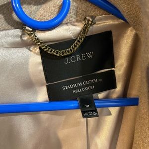 JCREW cocoon coat in Italian stadium-cloth wool